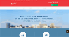 Desktop Screenshot of cubic.jp